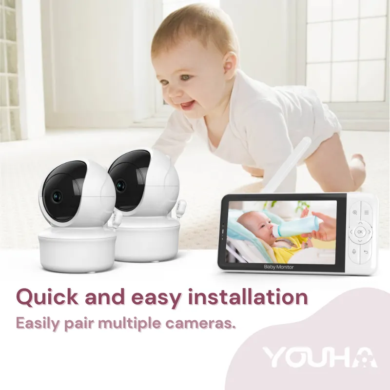Baby Monitor with Camera, Color Screen and App – Youha