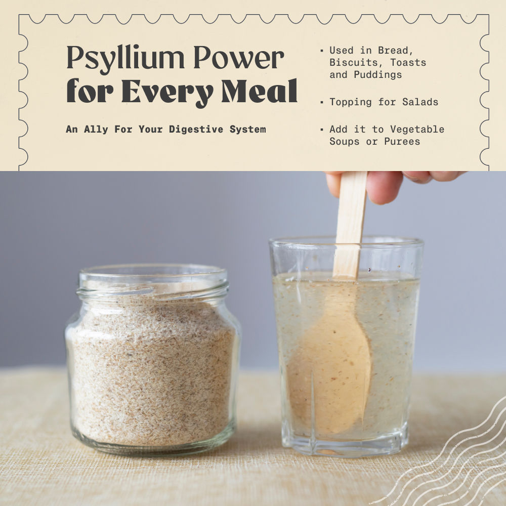 99% Pure Organic Psyllium Husk Powder