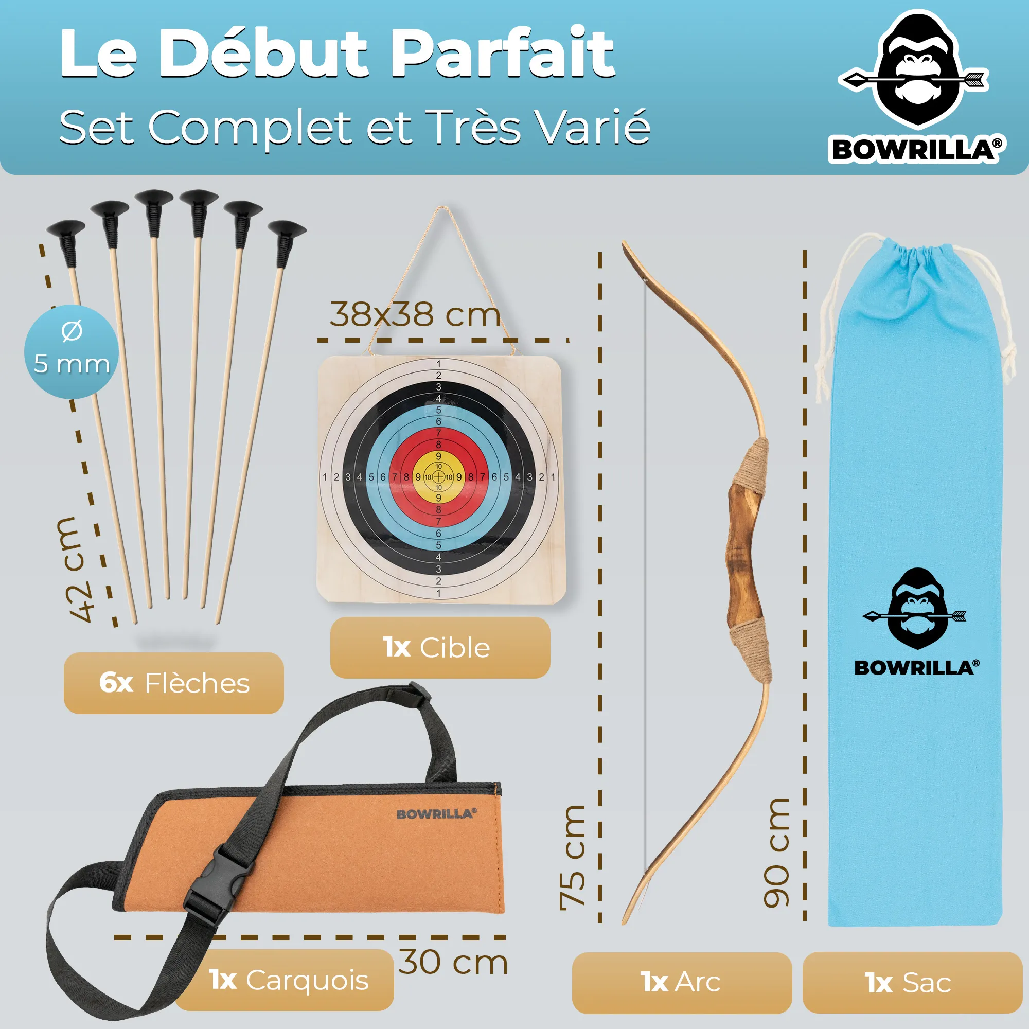 44 Plumes De Flèche Gateway – 4 Pouces, Aile Gauche, Camouflage Marron, Pour Chasse à L'arc