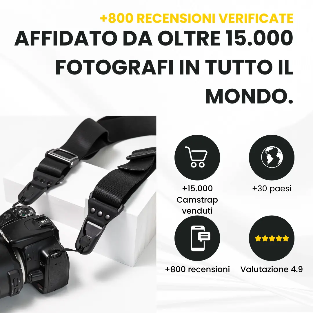 Tracolla Per Binocolo E Fotocamera – Regolabile, Elastica E Antiscivolo, Stile Vintage