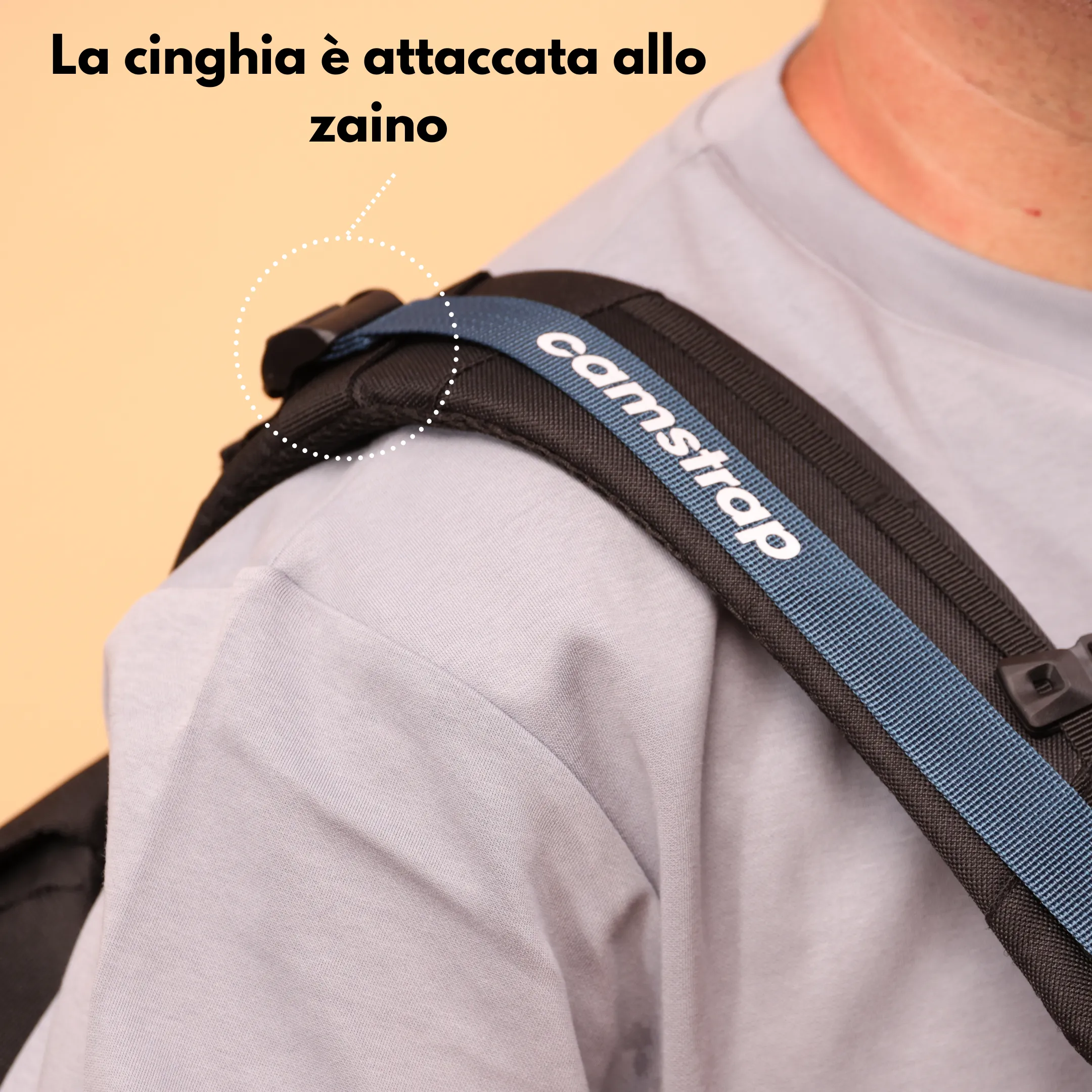 Quasi inutilizzato] Cinghia originale per fotocamera Plaubel Makina
