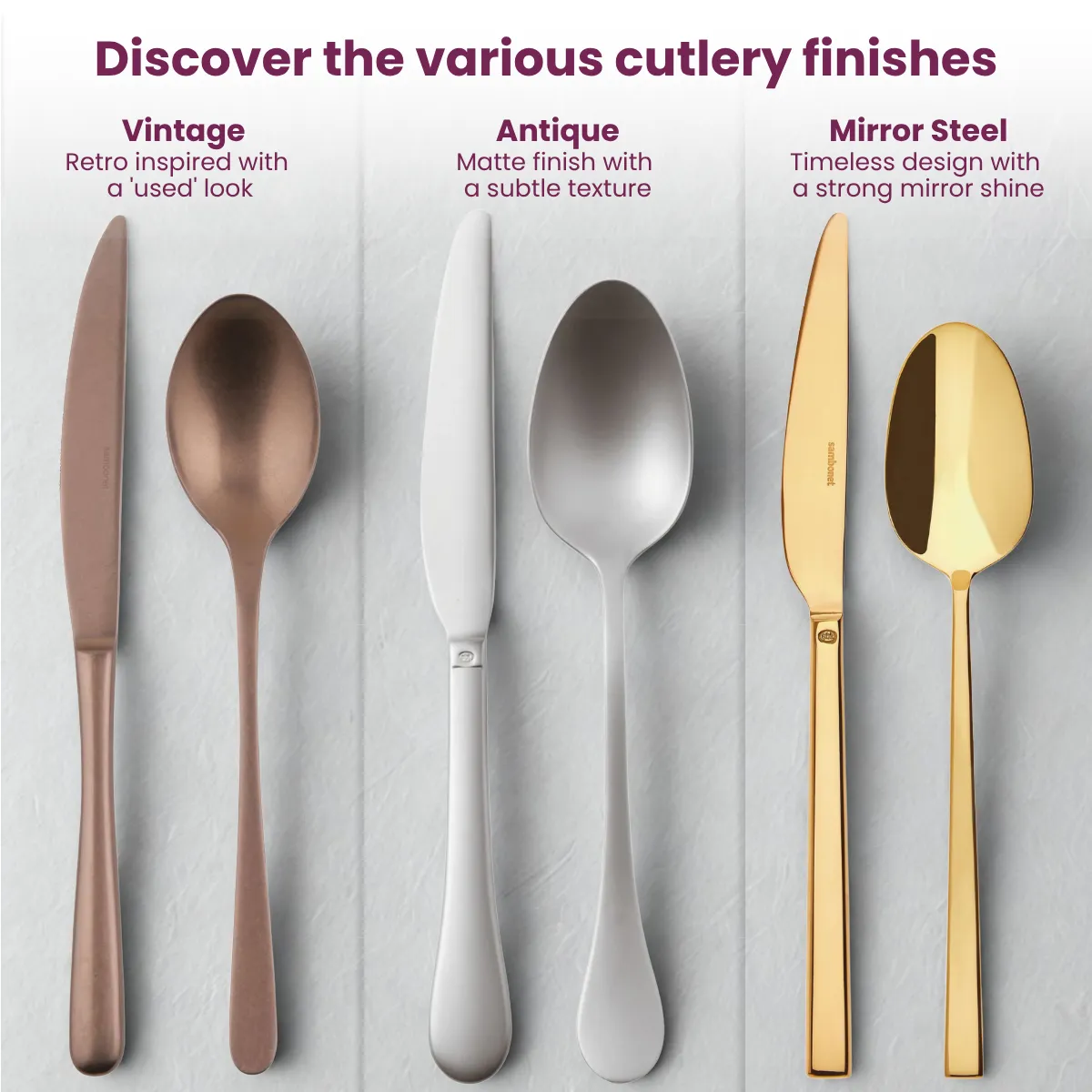 Sambonet Buy Bloom Antique Monoblock Stainless Steel 36