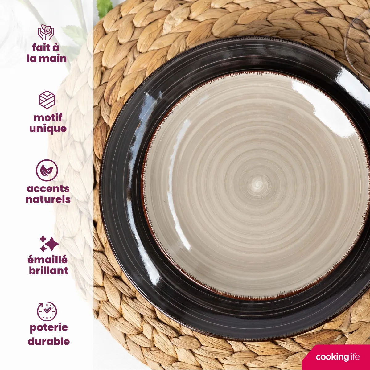 Services De Table Vaisselle Verre LUMINARC Plumi 18 Pièces - Service 6 Personnes Multicolore Assiettes Multicolores