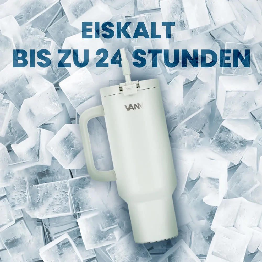 Suchen Sie einen Trinkbecher aus Edelstahl mit Strohhalm? VANN One Becher