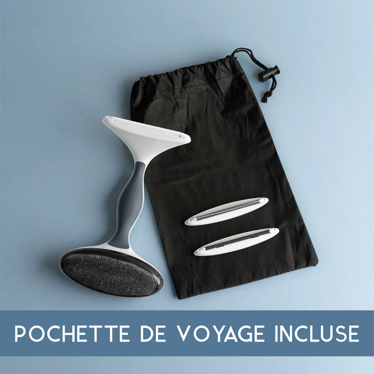GLEENER Rasoir à tissu sans pile et brosse enlève-peluches | Peigne ultime anti-boulochage pour chandails | Enlève-peluches et anti-boulochage pour vêtements et meubles (Bleu ardoise dans boîte en GLEENER Rasoir à tissu sans pile et brosse enlève-peluches | Peigne ultime anti-boulochage pour chandails | Enlève-peluches et anti-boulochage pour vêtements et meubles (Bleu ardoise dans boîte en