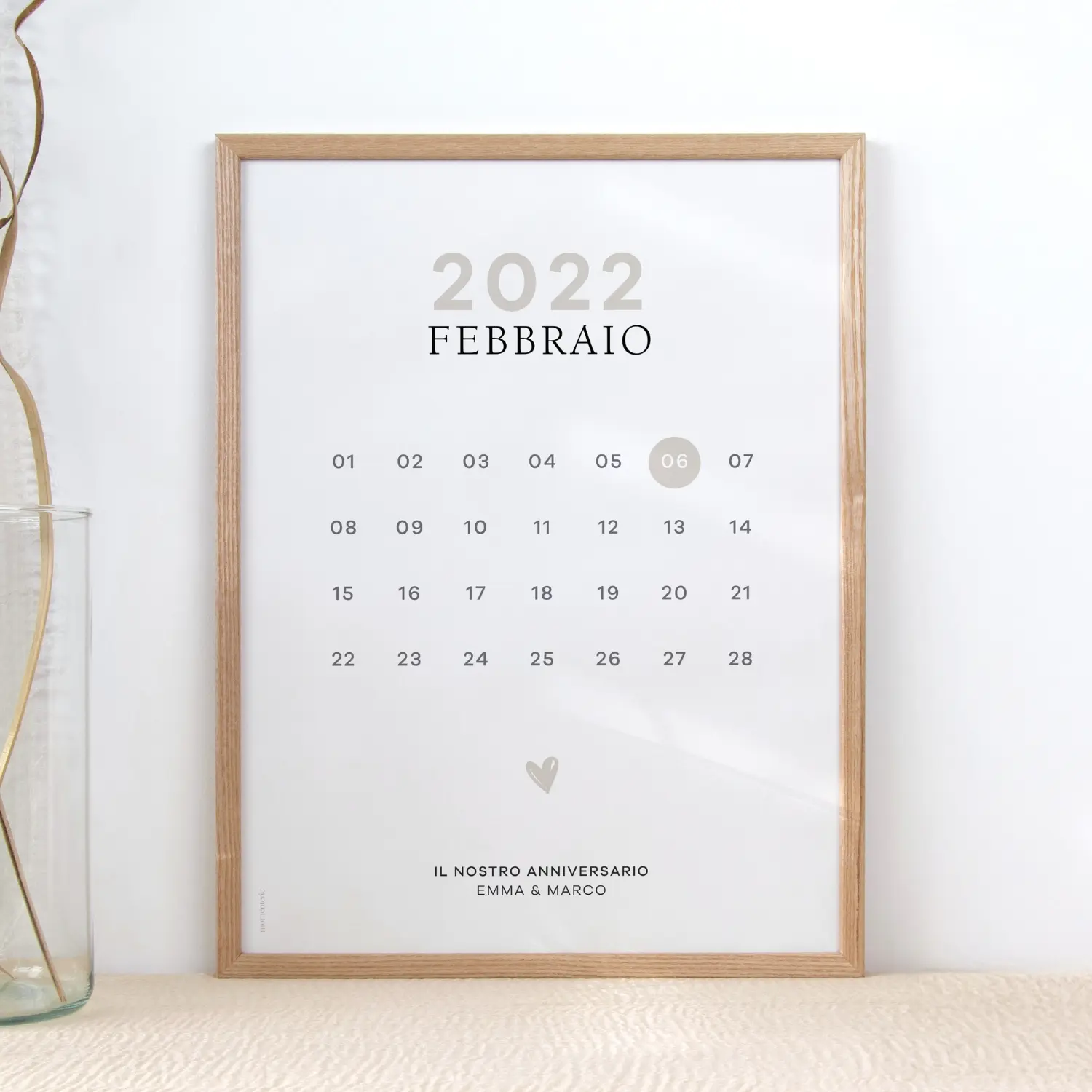 Hendson Cornice Per Foto Fidanzamento – "Let The Adventure Begin" – Design A Cuore Rustico – Per Foto 10x15 Cm – Regalo Romantico Per Coppie - 3
