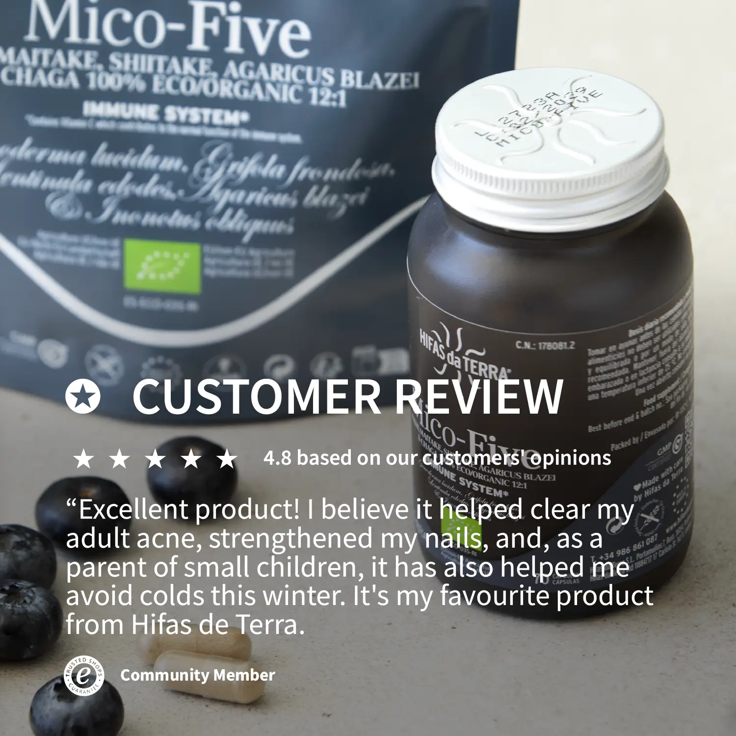 Mico Five + vitC! Enliven the immune system | Hifas da Terra