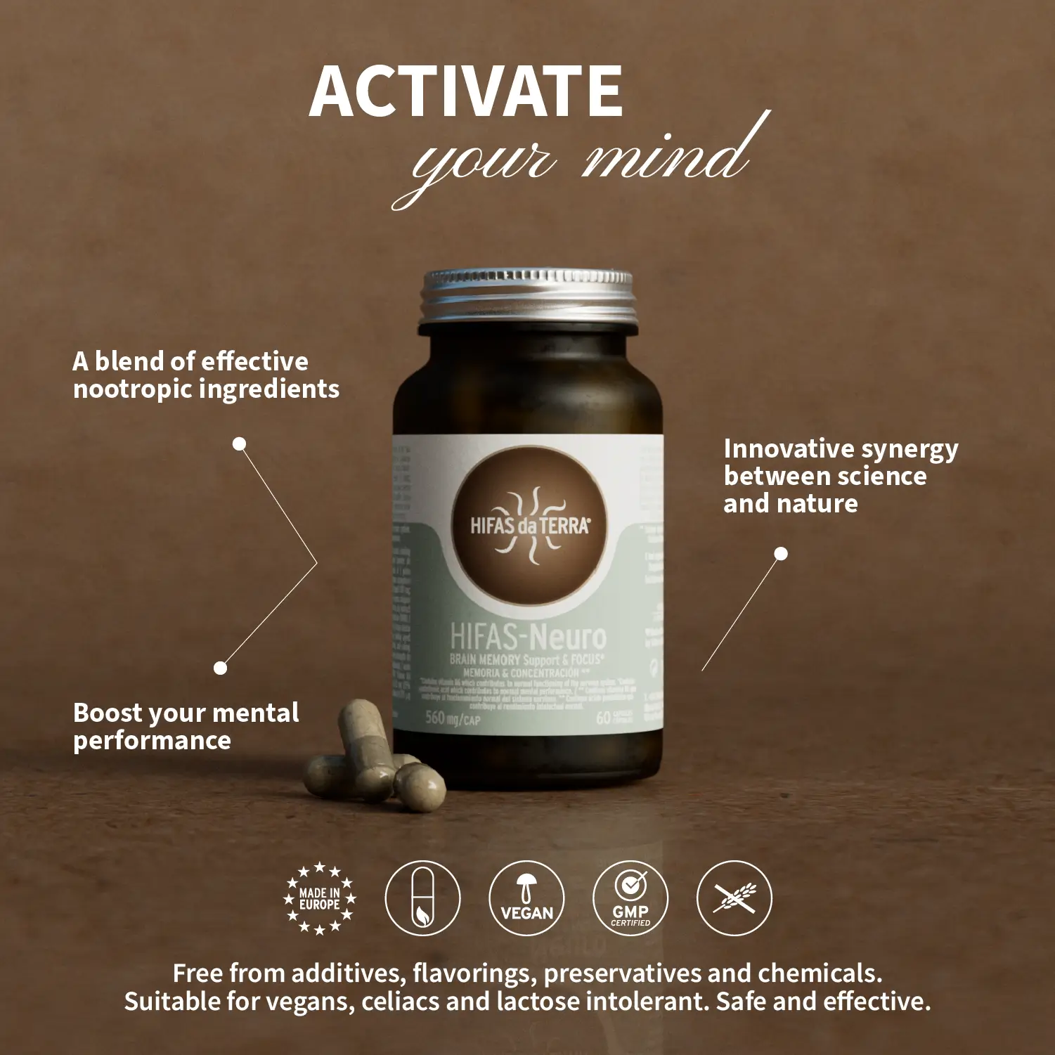Hifas-NEURO ▷ MEMORY AND CONCENTRATION supplement - HIFAS DA TERRA