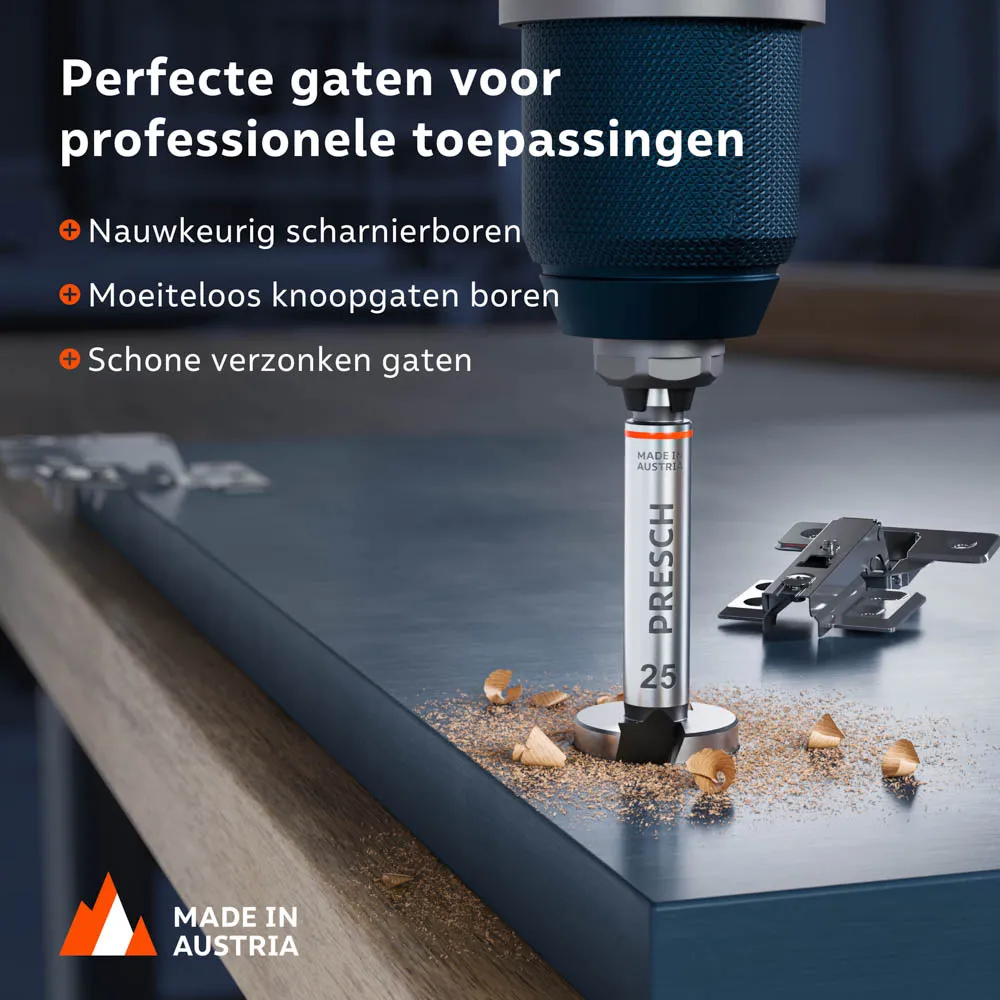 73MM Forstnerboor voor hout, Forstner boor lengte 92mm met zeskantschacht, houtboor voor hout, hardhout, spaanplaat