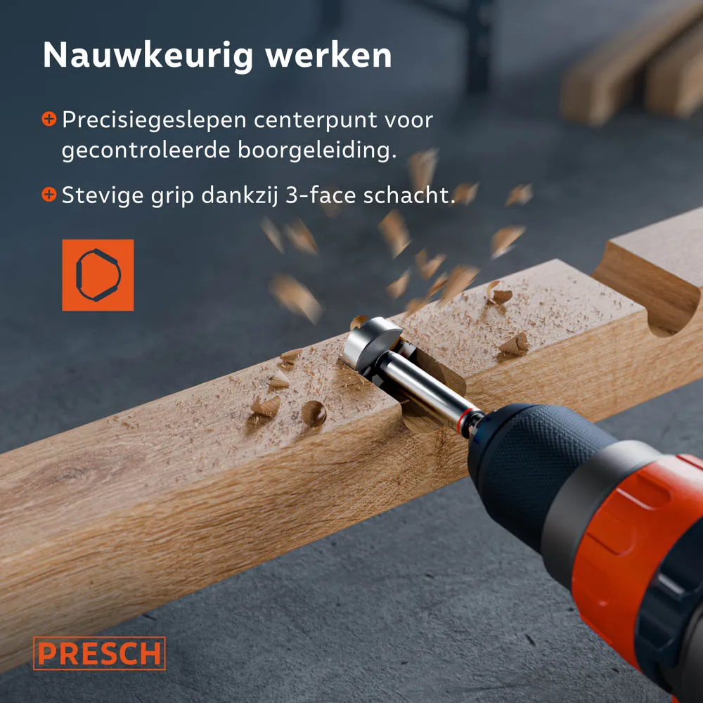 Forstnerboor 80 mm | De Houtdraaierij - No 1 Benodigdheden voor
