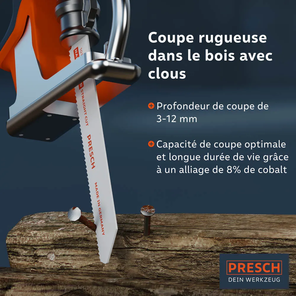 Pack de 5 lames de scie sauteuse fléxibles spécial Métal BOSCH