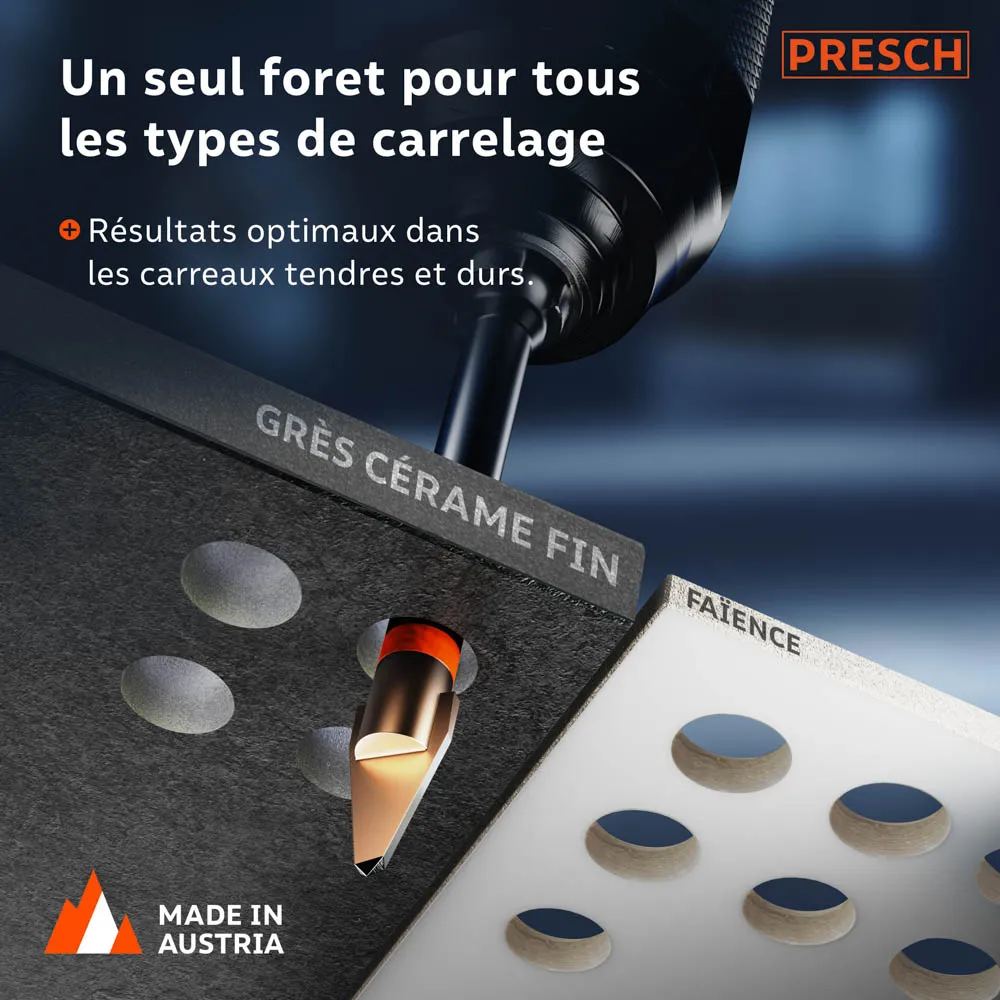 Set De Foret Sec - 5 Pièces 6mm Foret Au Carbure Avec ChangemRapide De