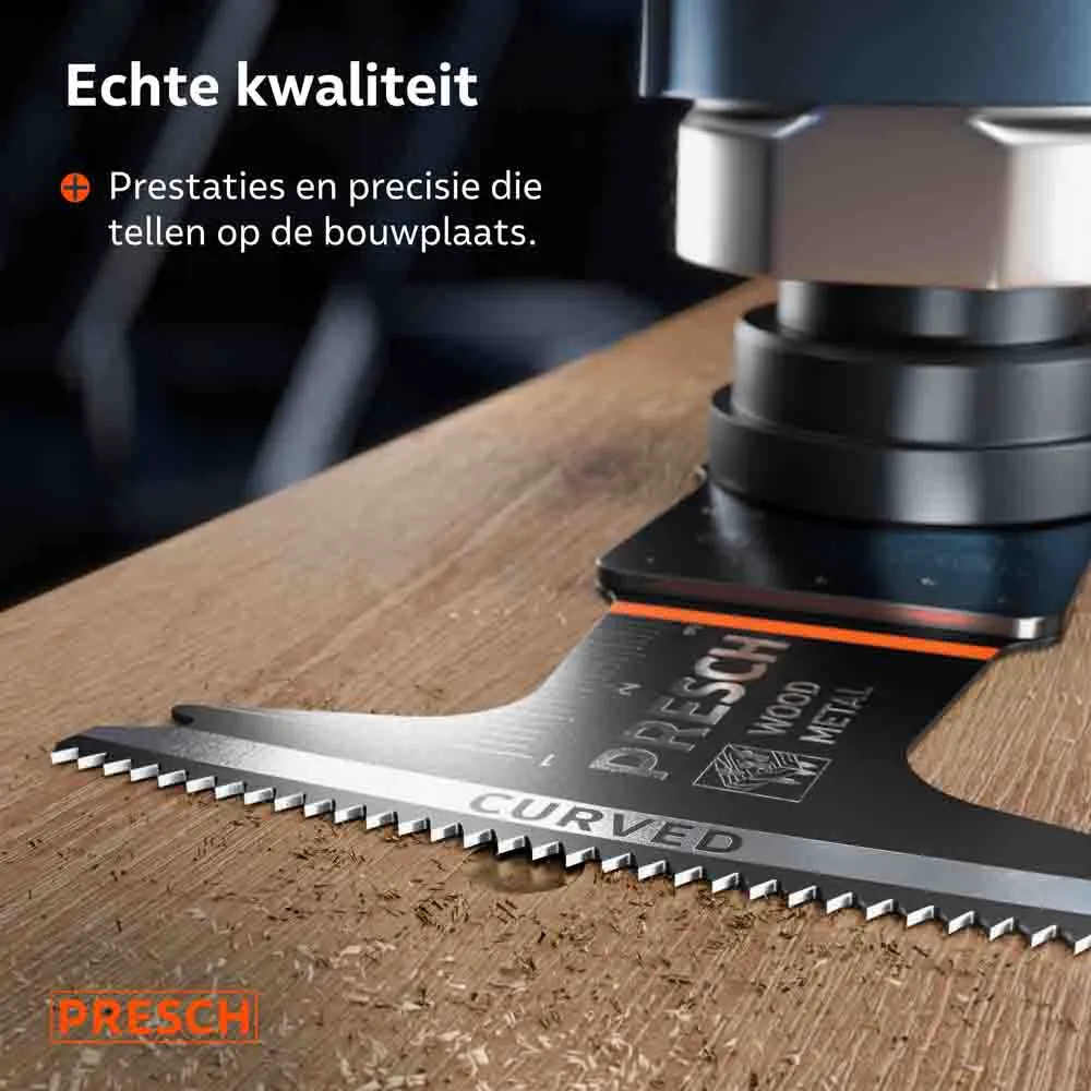 Multitool invalzaagblad voor hout en metaal 40x65mm » Scherp en